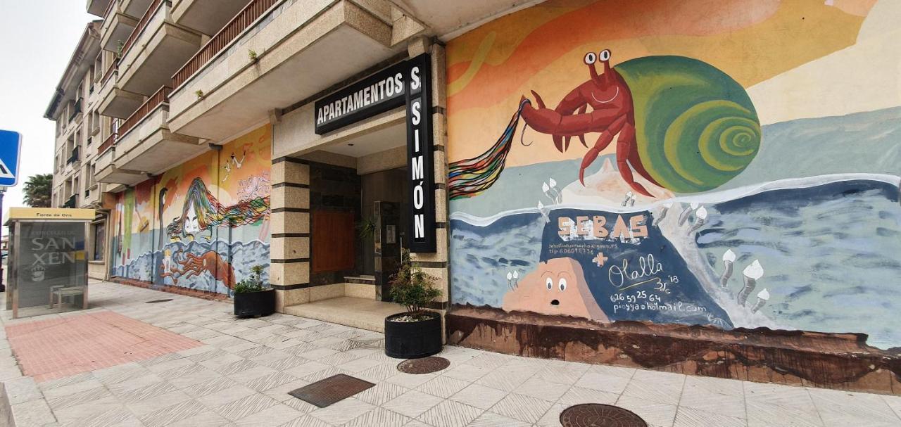 Ferienwohnung Dabelmar A Lanzada Sanxenxo Exterior foto